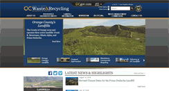 Desktop Screenshot of oclandfills.com