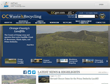 Tablet Screenshot of oclandfills.com